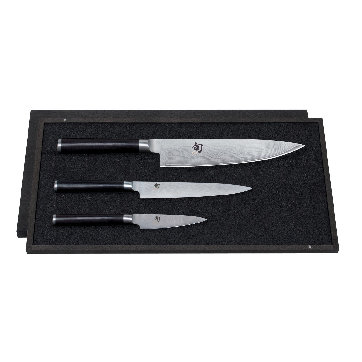 Shun 3-Piece Classic Knife Set - High-Quality Japanese Kitchen Knives for Professional Chefs & Home Cooking - Perfect for Slicing, Dicing & Chopping Vegetables, Meat & Fish