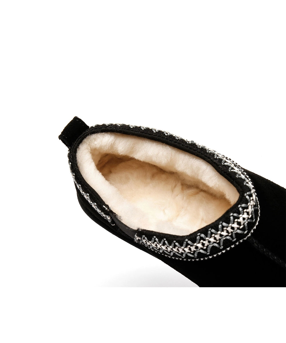 Men's Vinny UGG Slippers - Cozy Sheepskin Indoor/Outdoor House Shoes for Winter Comfort & Warmth - Perfect for Home, Office & Travel