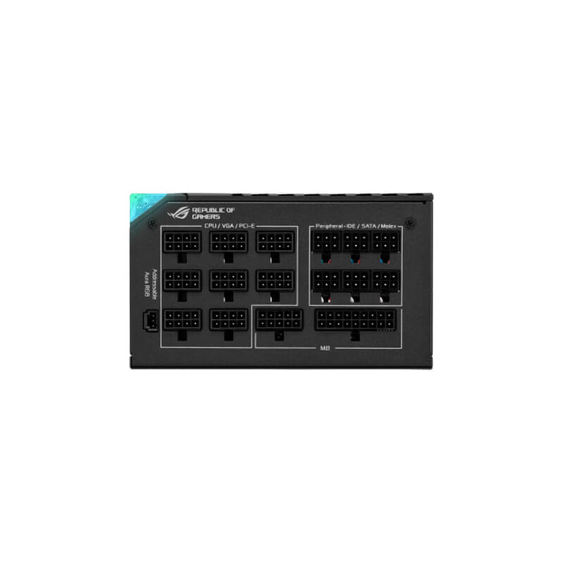 ASUS ROG THOR 1200W Platinum II Power Supply - 80 Plus Platinum Certified, Fully Modular, 120mm PWM Fan, Aura Sync RGB | Perfect for High-End Gaming PCs & Workstations