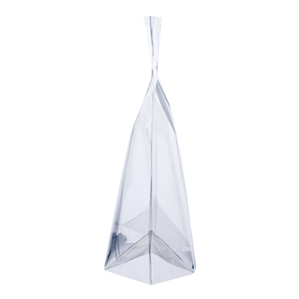Clear Plastic Gusset Zipper Bags with Handles - 12.5