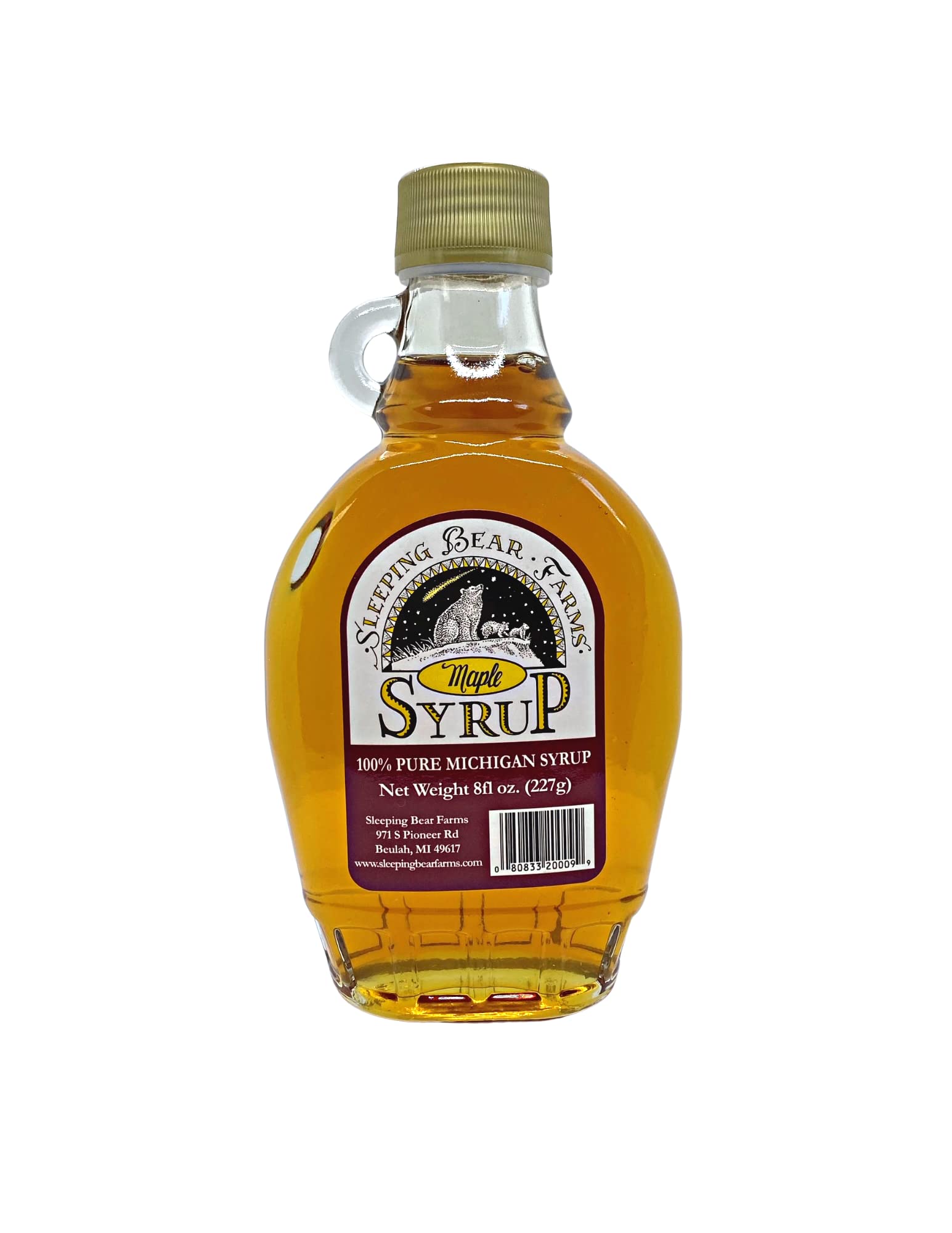 100% Pure Natural Grade B Maple Syrup in Glass Jar - Bulk Wholesale Case of 12 | Perfect for Pancakes, Waffles, Yogurt & Baking - All Natural Sweetener for Breakfast & Desserts