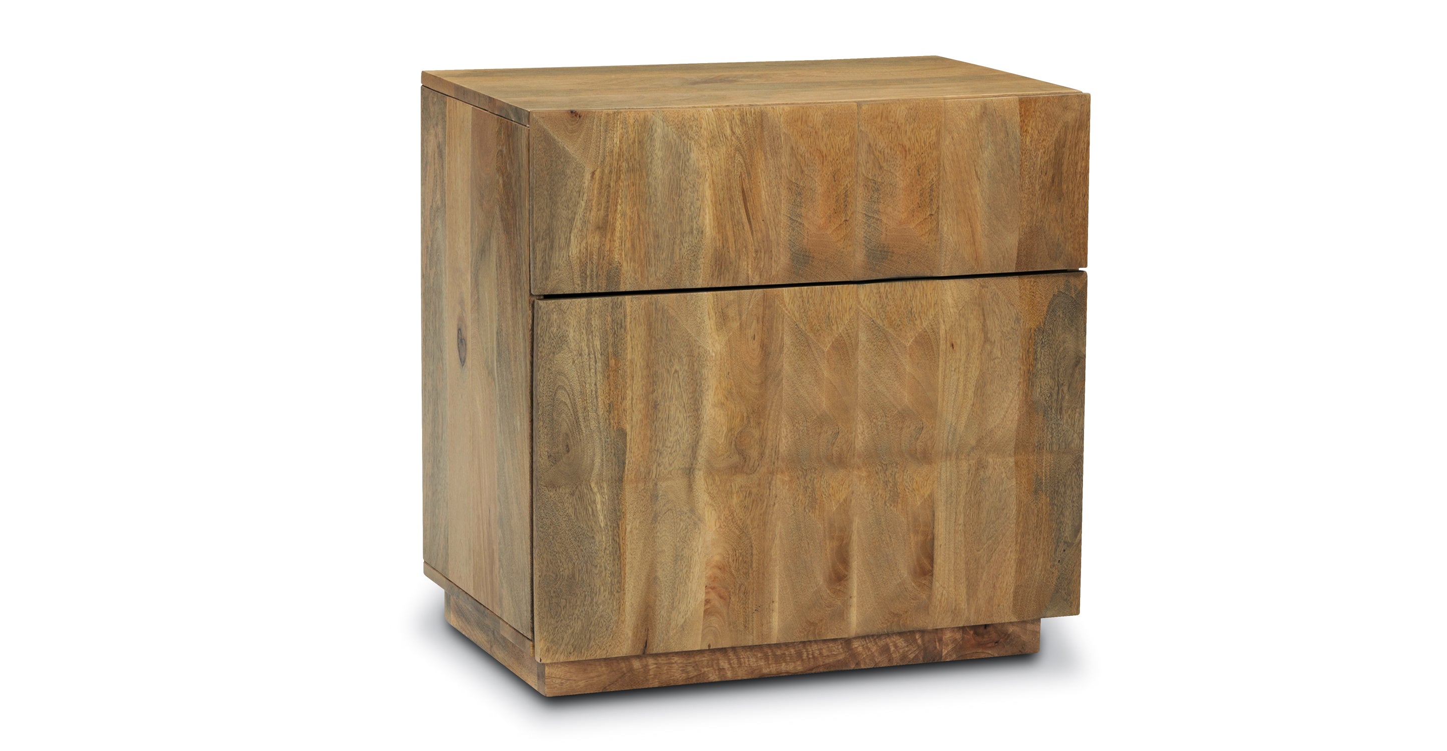 Modern Nightstand with USB Ports - Bedside Table with Storage Drawer for Bedroom, Living Room, or Office - Perfect for Charging Devices and Organizing Essentials