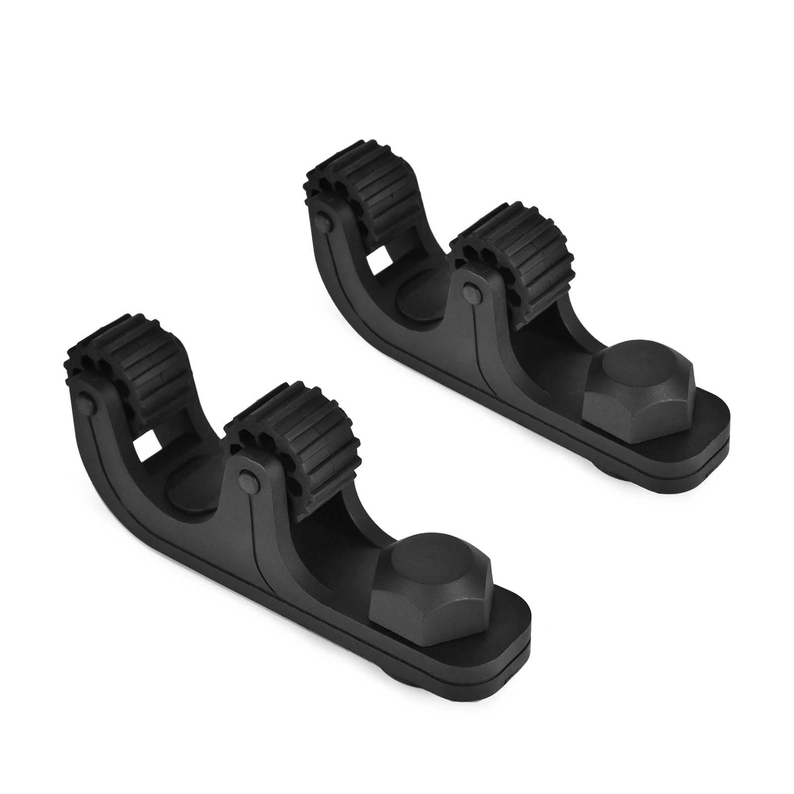Instellar Kayak Paddle Holder - 2PCS Adjustable Kayak Paddle Clip with Track Mount, Flexible Fishing Accessories for Secure Paddle Storage - Perfect for Kayaking, Fishing, and Water Sports