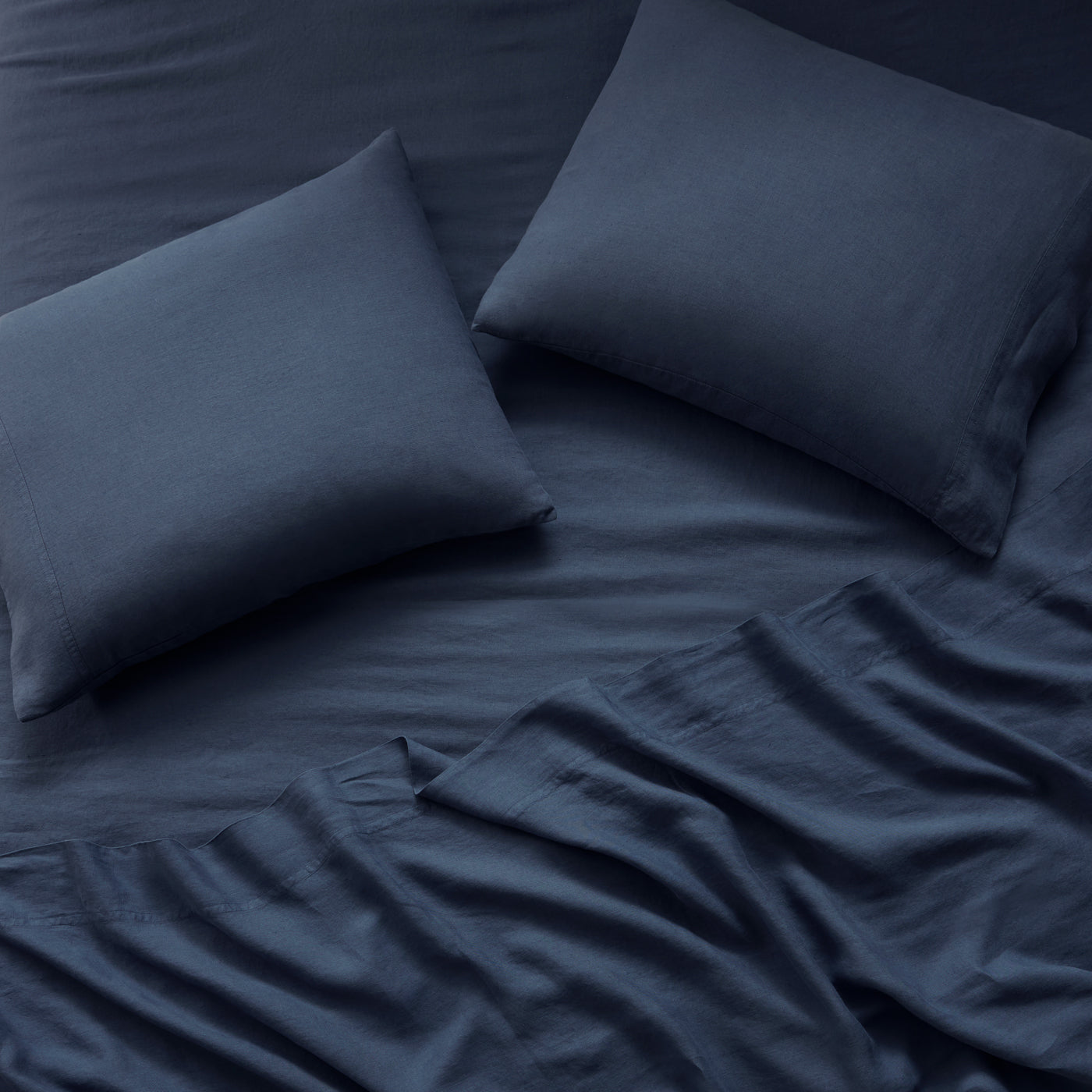 Premium 100% Linen Sheet Set - Breathable & Soft for All Seasons - Queen Size Bedding Set - Perfect for Hot Sleepers & Eco-Friendly Home Decor