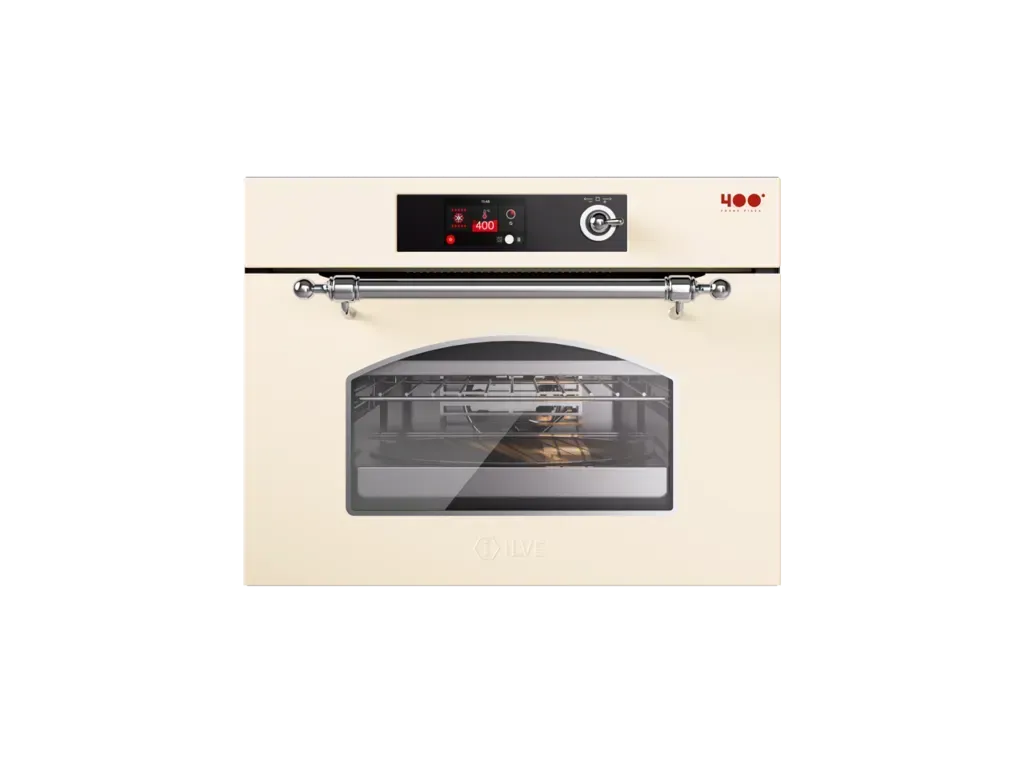 ILVE Nostalgie Compact Multifunction Electric Oven - 400°F Countertop Convection Toaster Oven for Baking, Roasting & Broiling | Perfect for Small Kitchens, Apartments & Dorm Rooms
