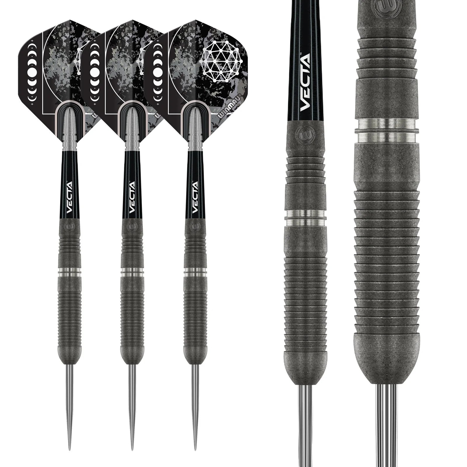 WINMAU Callisto 03 Professional Darts - 90% Tungsten Steel Tip Darts 26g for Precision Throwing - Perfect for Tournaments, Pubs & Home Dartboard Games