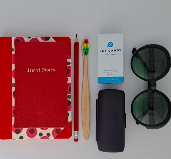 Jet Candy for Long Haul Travel - Sugar-Free Chewing Gum for Airplane Ear Pressure Relief, Fresh Breath & Motion Sickness - Perfect for Flying, Road Trips & Motion Sickness Relief (Pack of 50)