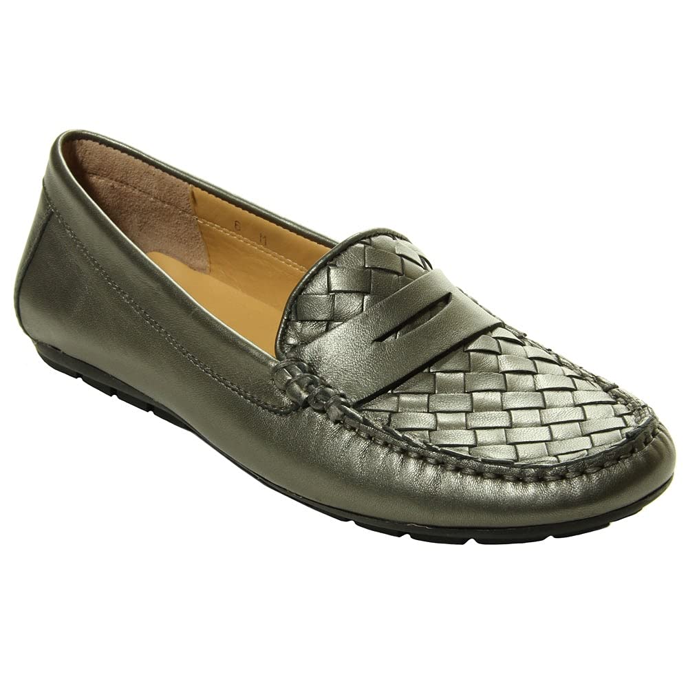 VANELi Women's Adrik Loafers Flats - Comfortable Casual Slip-On Shoes for Women, Black | Perfect for Office, Travel & Everyday Wear
