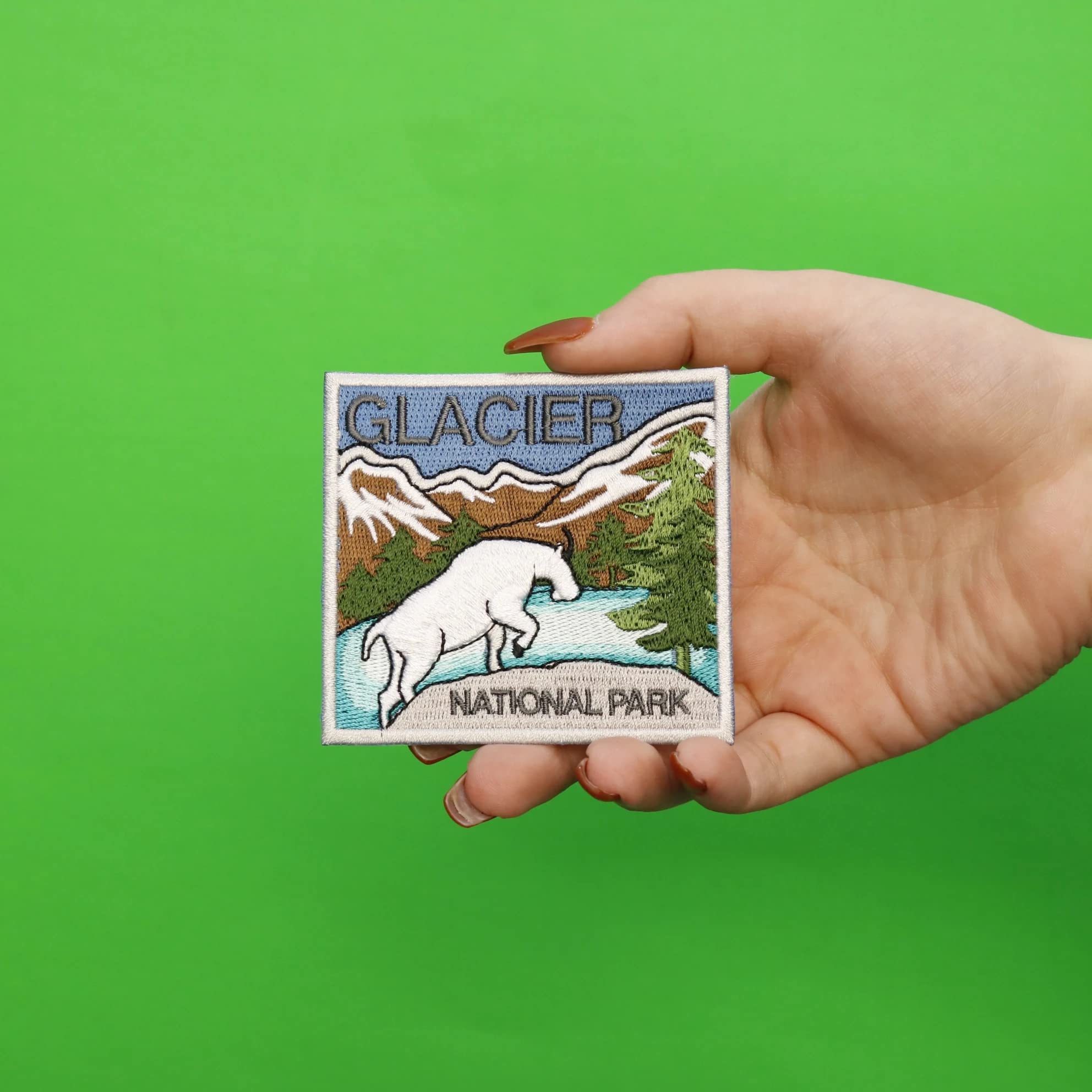 Glacier National Park Travel Patch - Montana Embroidered Iron-On Badge for Jackets, Backpacks & Hats | Perfect for Hikers, Campers & Outdoor Enthusiasts