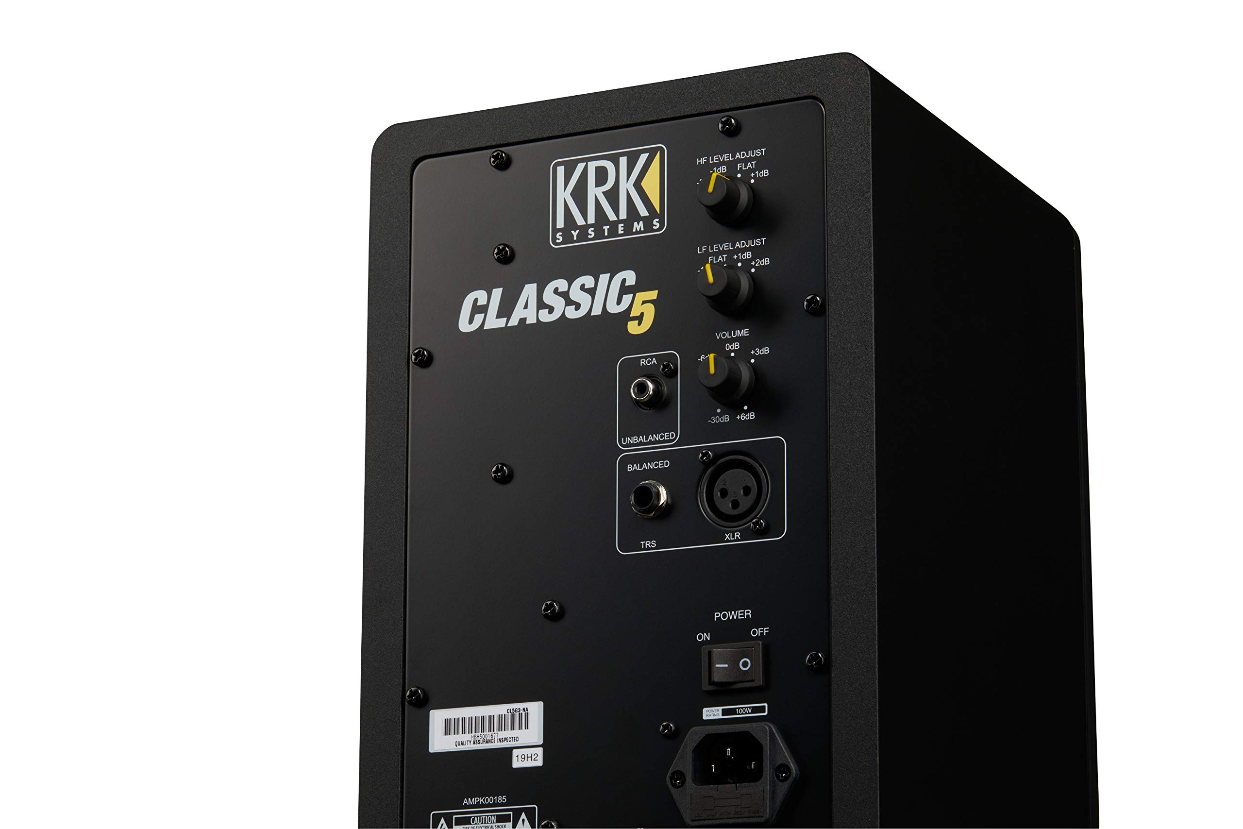KRK 5-Inch Classic Studio Monitor Speakers - Professional-Grade Sound for Music Production, Home Recording & DJing - Perfect for Home Studios & Audio Mixing