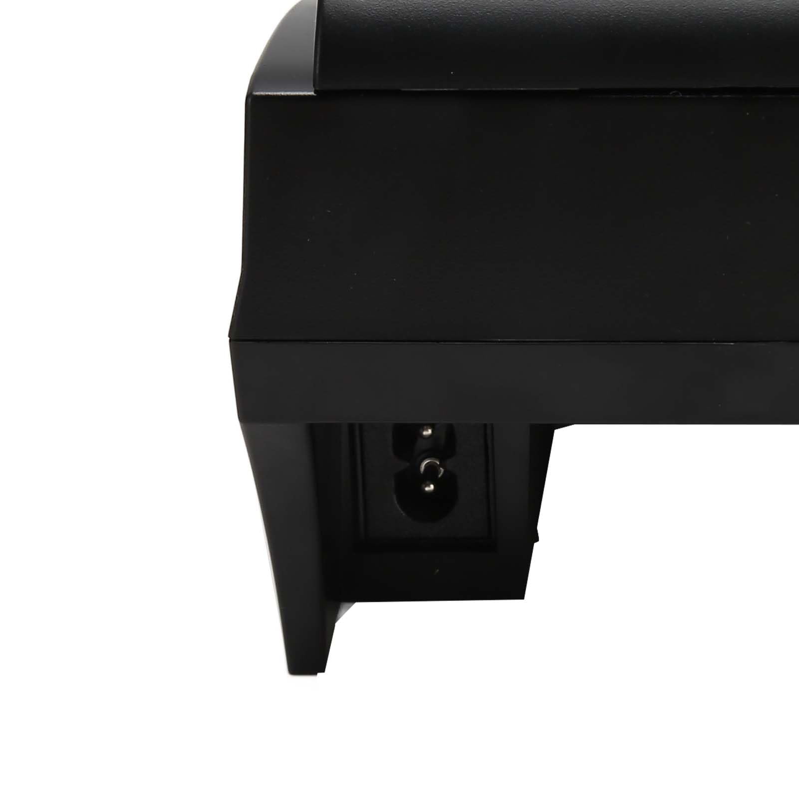 Kufoo 58mm Thermal Receipt Printer - 100-240V Low Power Consumption POS Printer with USB Port for Retail, Restaurant & Business Use (EU Plug)