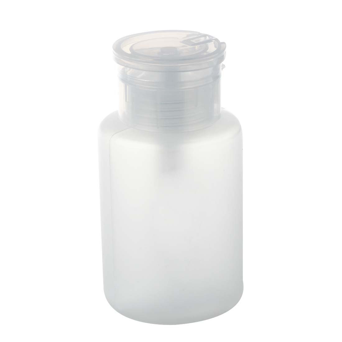 150ml Nail Polish Remover Pump Dispenser - White Plastic Bottle for Salon & Home Nail Art Care, Manicure & Pedicure