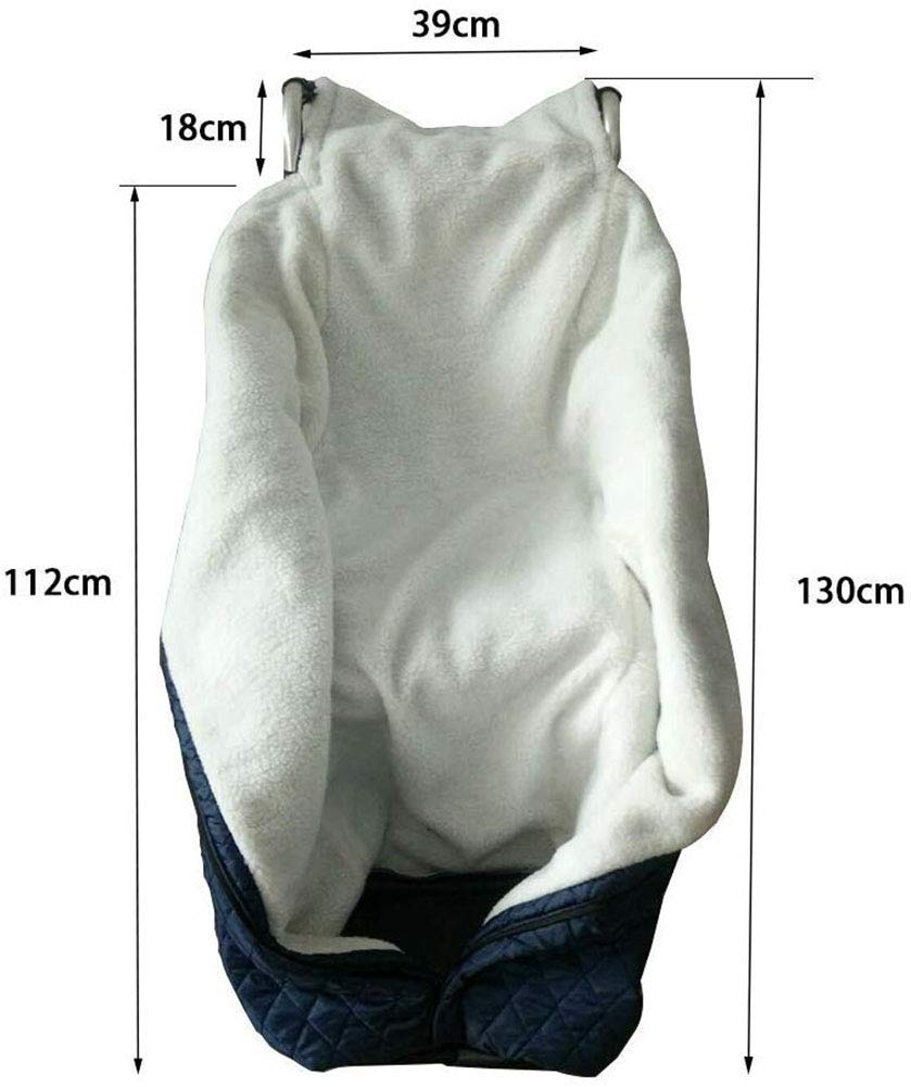 Waterproof Fleece-Lined Wheelchair Warmer Cover with Zipper - Soft & Cozy Blanket for Elderly & Patients - Ideal for Indoor & Outdoor Use in Winter