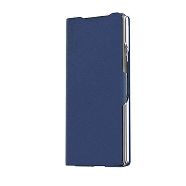 Samsung Galaxy Z Fold 3 Explosion Proof Luxury Cross Pattern Case - Premium Protection for Foldable Phones | Perfect for Business Professionals & Tech Enthusiasts