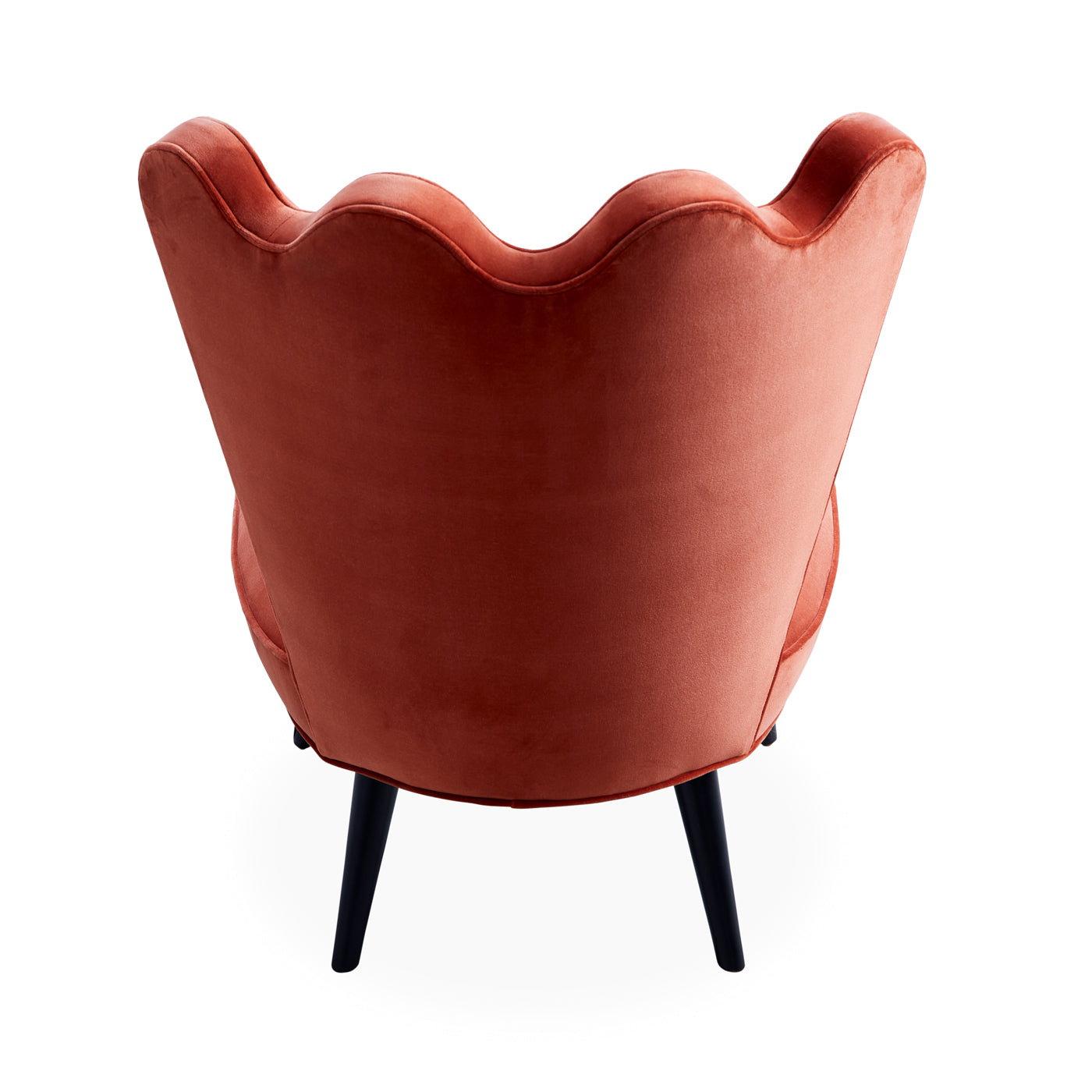 Ripple Slipper Chair - Comfortable Modern Accent Chair for Living Room, Bedroom & Office - Perfect for Reading Nook, Lounge Area or Small Space Decor