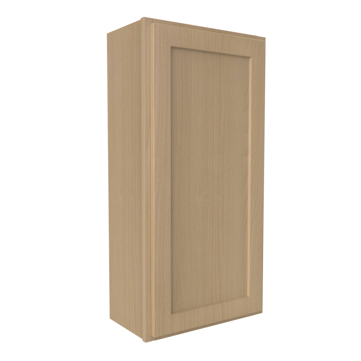 42 Inch High Single Door Wall Cabinet - Luxor Harvest RTA, 21W x 42H x 12D - Perfect for Kitchen, Bathroom, or Garage Storage Organization