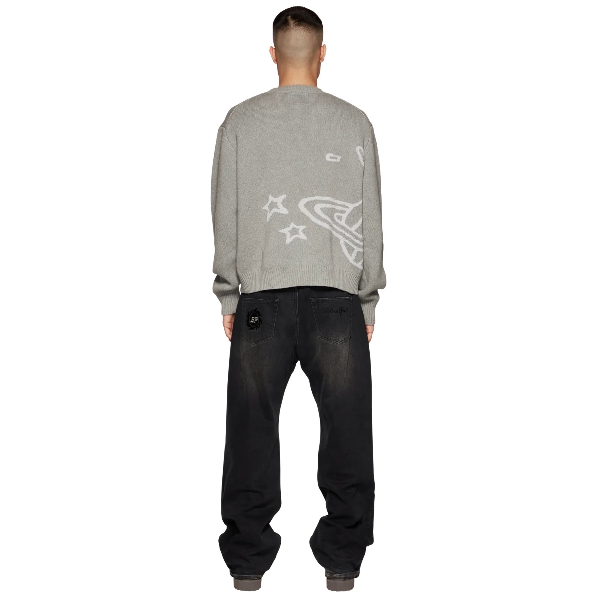 Broken Planet Heather Grey Knit Sweatshirt - Cozy Oversized Pullover for Men & Women | Perfect for Casual Wear, Fall Fashion, and Street Style Outfits