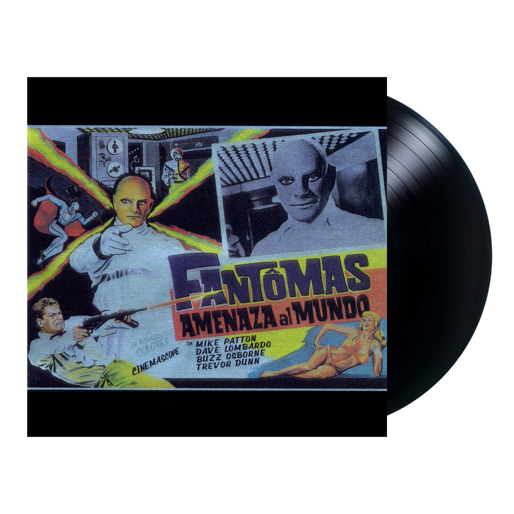 FANTOMAS Self-Titled BLACK Vinyl LP Record - Limited Edition Punk Rock Music for Collectors & Audiophiles - Perfect for Home Listening & Music Enthusiasts