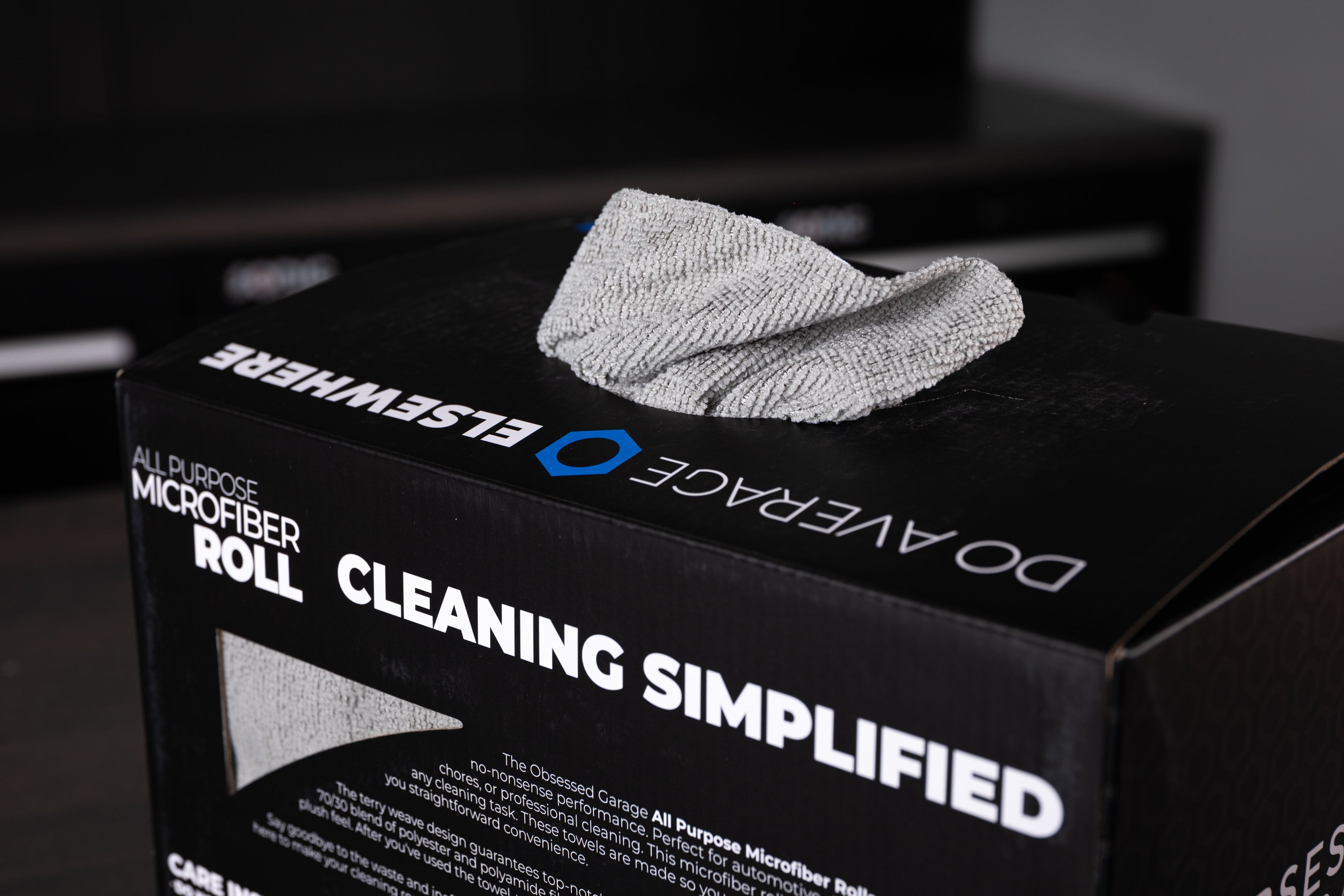 Premium All-Purpose Microfiber Cleaning Roll - Super Absorbent & Lint-Free for Cars, Home & Electronics - Obsessed Garage Approved