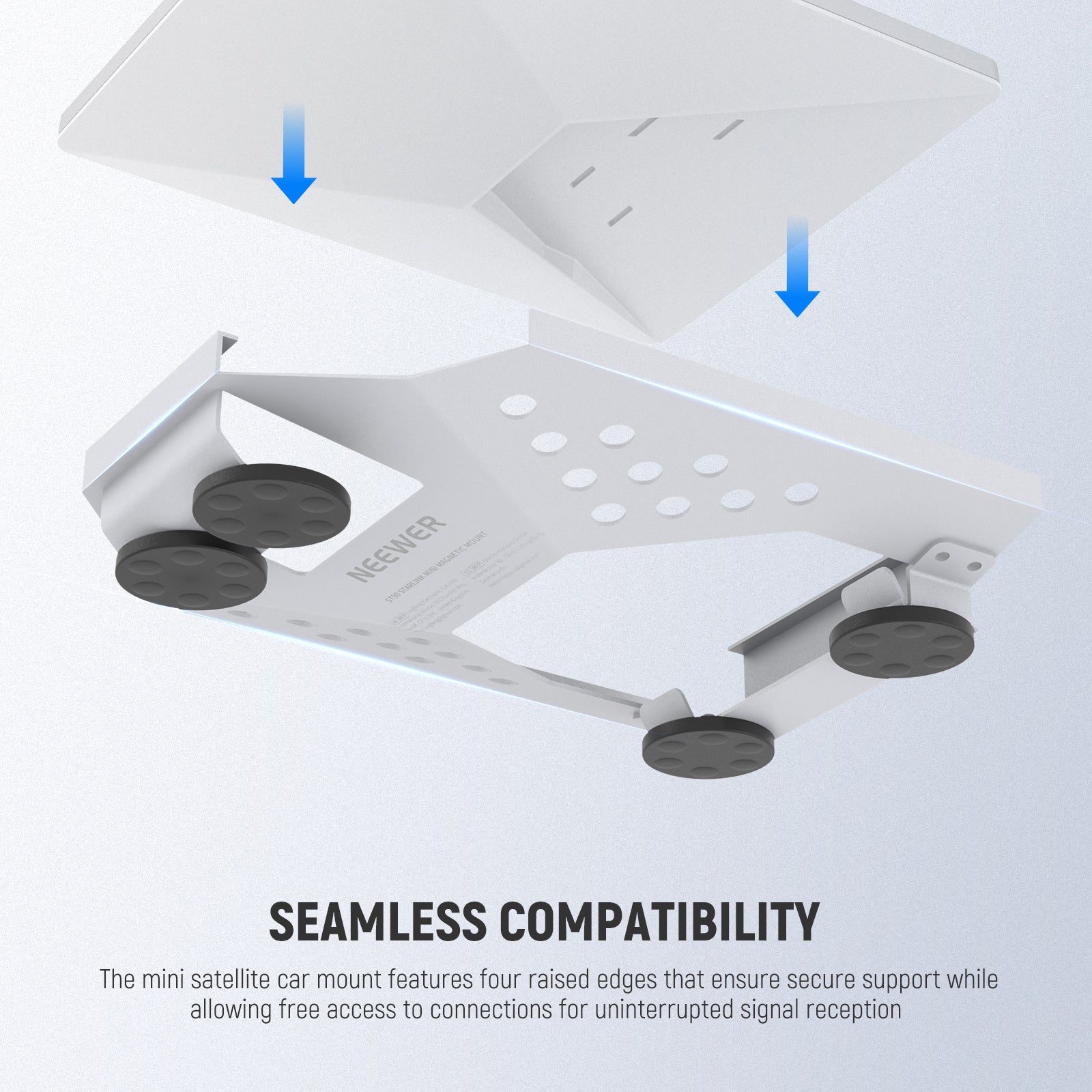 NEEWER ST90 Roof Mount for Starlink Mini - Secure & Adjustable Satellite Dish Mounting Bracket - Perfect for RV, Camping & Off-Grid Internet Setup