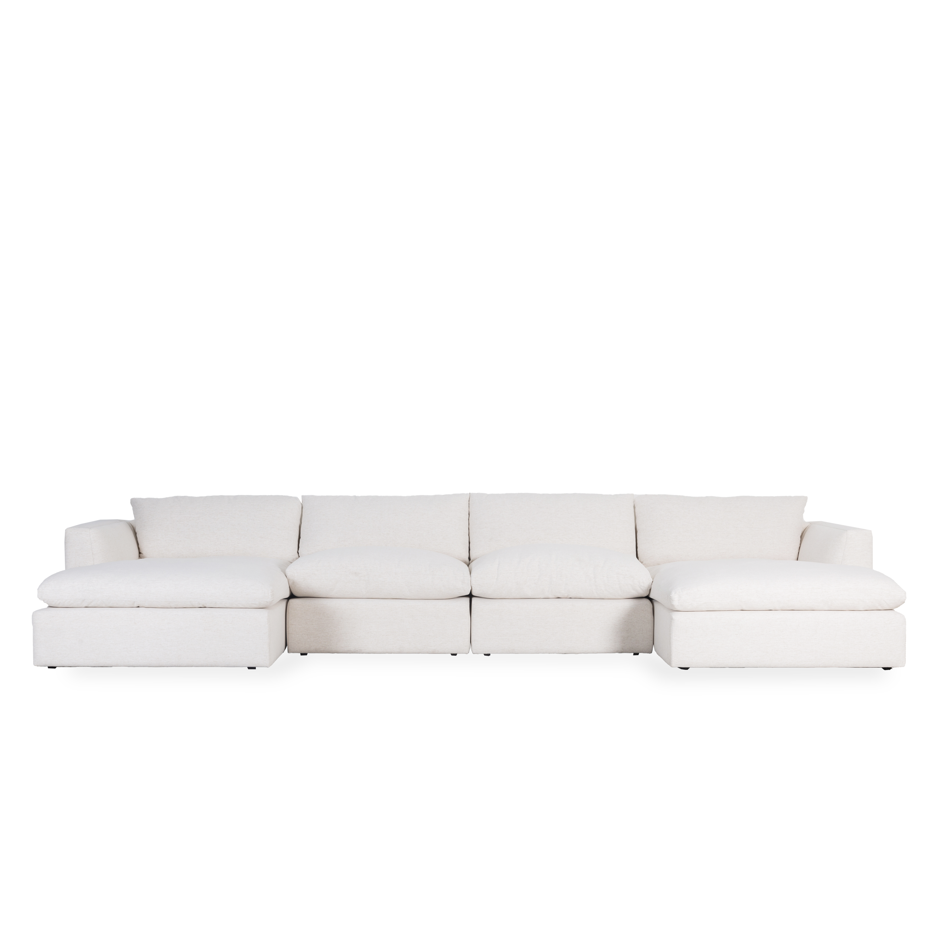 Roost Modular Sectional Sofa - Modern L-Shaped Couch with Reversible Chaise for Living Room, Home Theater & Lounge Areas - Comfortable & Stylish Furniture for Small Spaces