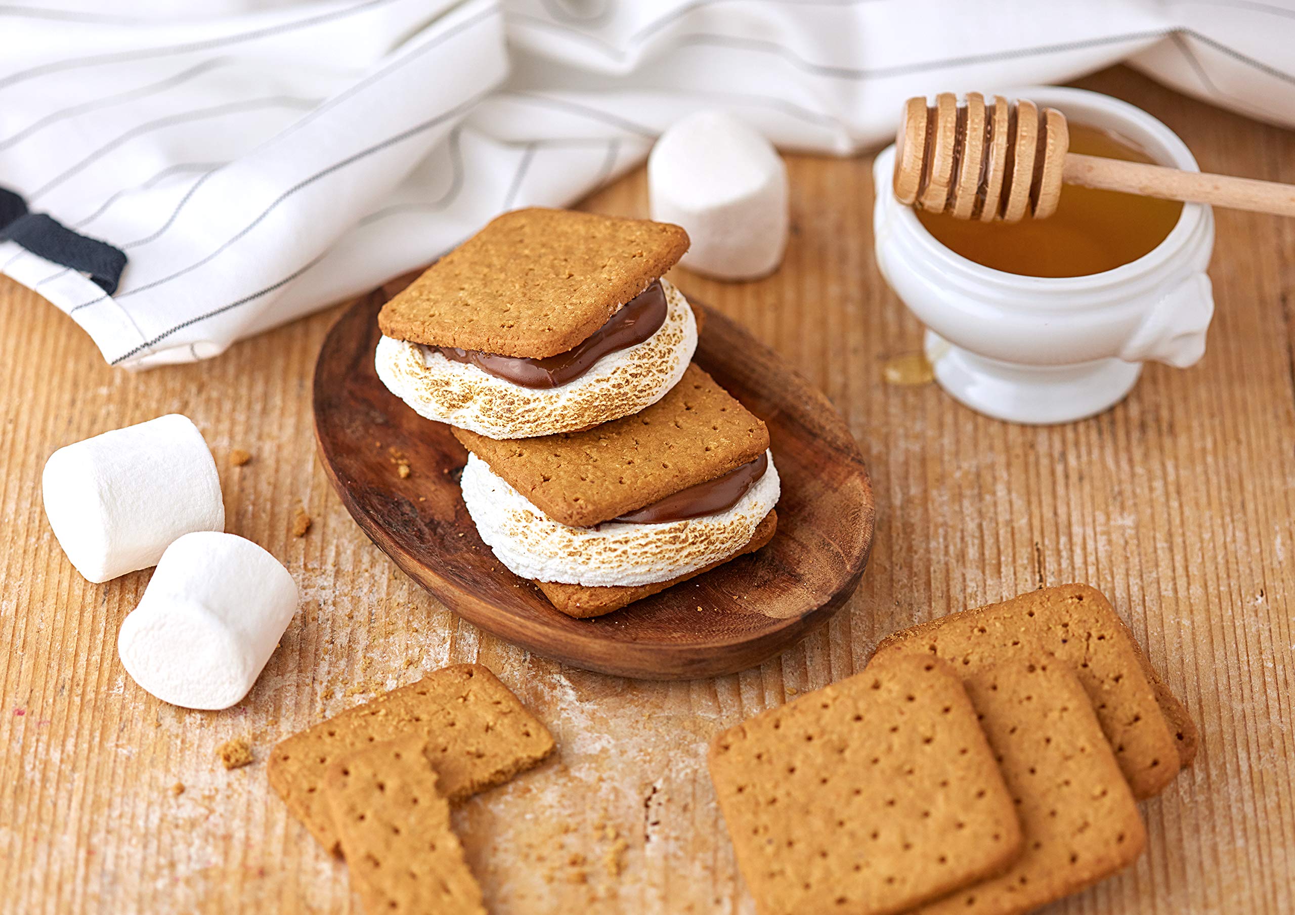 Schar Gluten-Free Honeygrams Graham Crackers - Non GMO, Lactose Free, Preservative Free, 160g (Pack of 1) | Perfect for Snacking, Baking & Celiac-Friendly Desserts