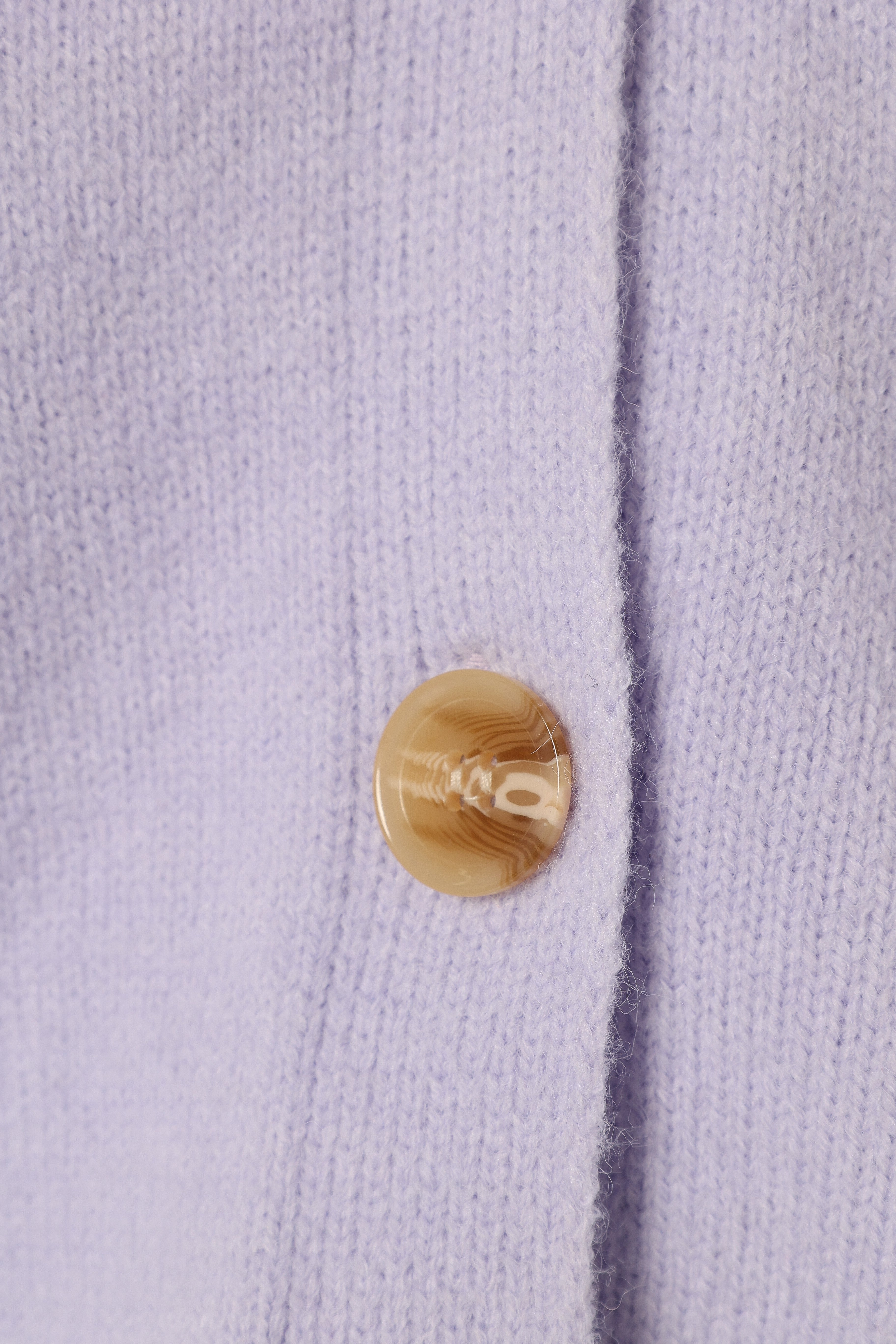 Isabel Button Front Cardigan for Women - Soft Lilac Knit Sweater | Cozy Fall & Winter Layering | Perfect for Office, Casual Outfits and Date Nights