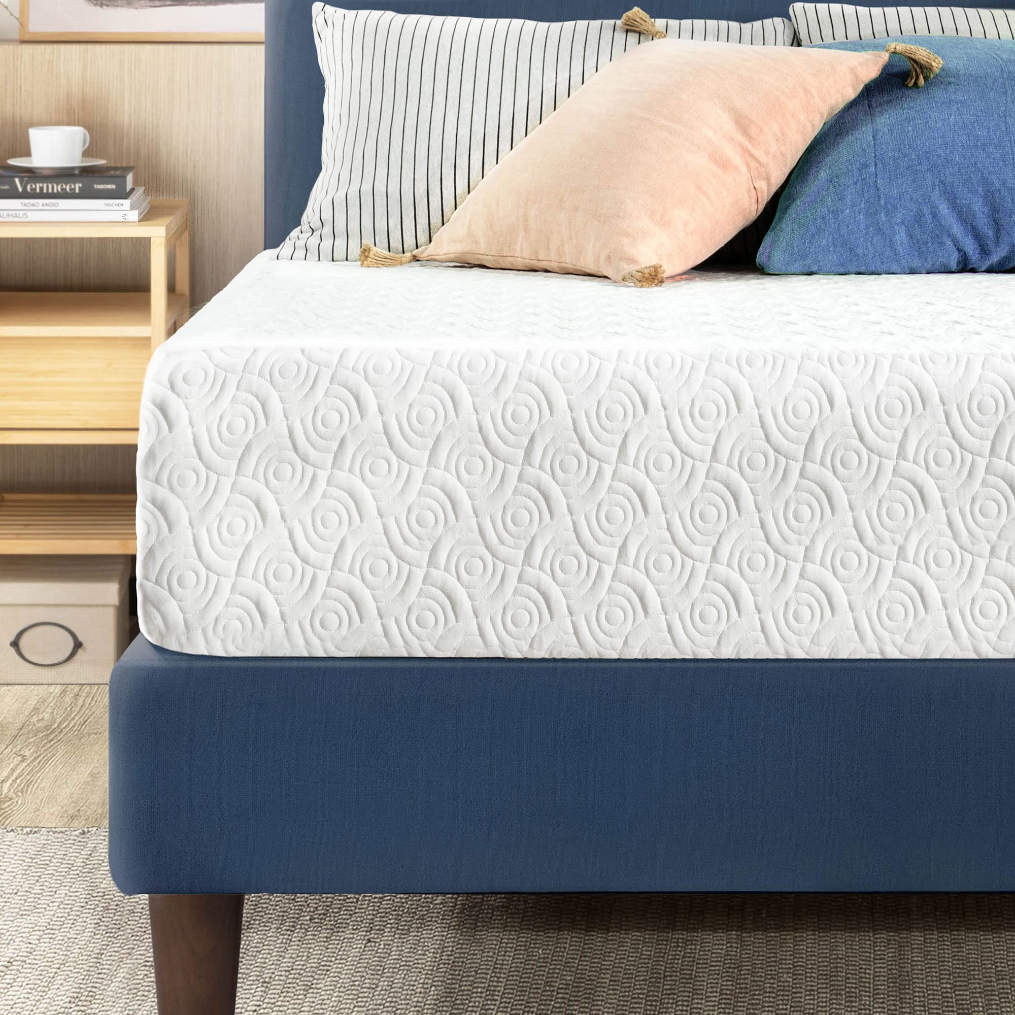 Best 11 Inch Signature Gel Memory Foam Mattress - Cooling Gel Infusion, Twin Size for Bedroom & Guest Room - Pressure Relief & Temperature Regulation