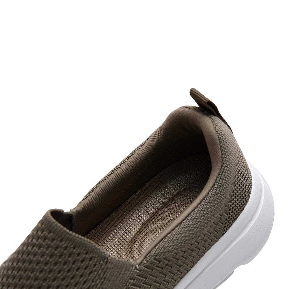 TIOSEBON Men's Breathable Mesh Slip-On Loafers - Lightweight Walking Shoes for Work, Driving & Tennis | Comfortable Casual Sneakers for Everyday Wear