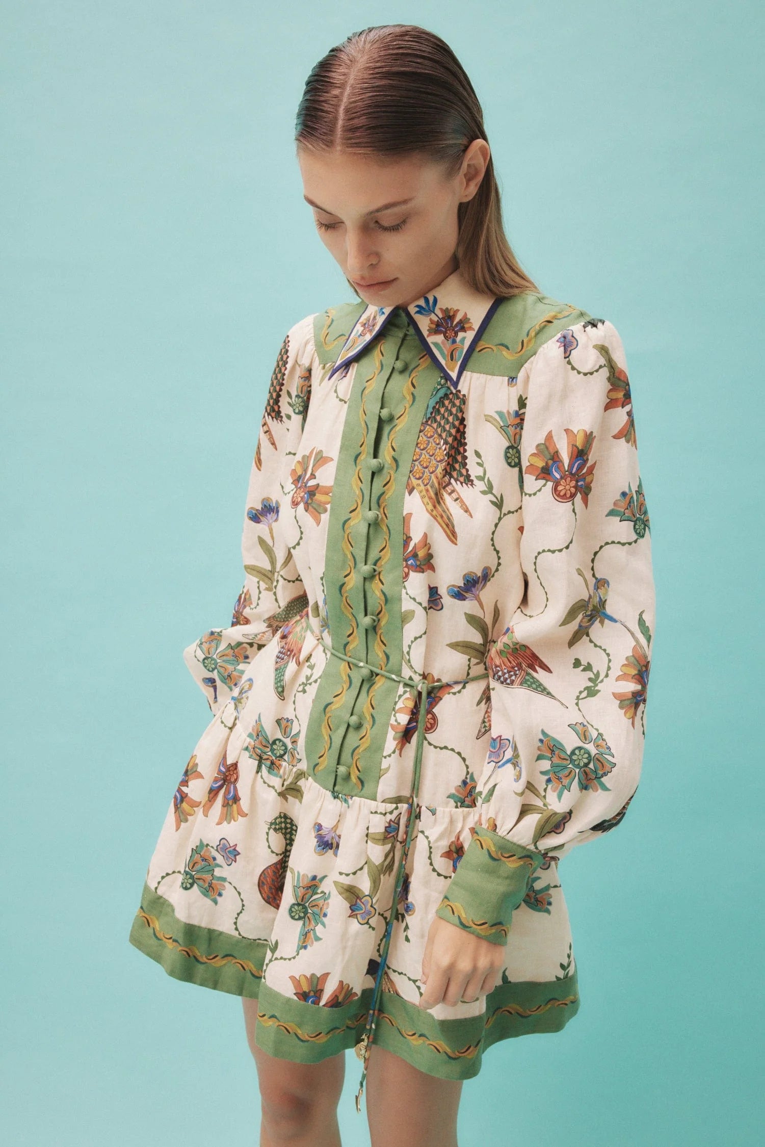 Stylish Birdie Mini Dress for Women - Trendy Floral Summer Dress for Casual Outings & Date Nights