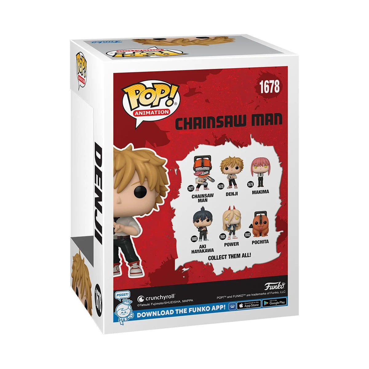 Chainsaw Man Denji Funko Pop! Vinyl Figure #1678 - Anime Collectible for Fans | Perfect for Display, Gifts & Anime Merch Collections