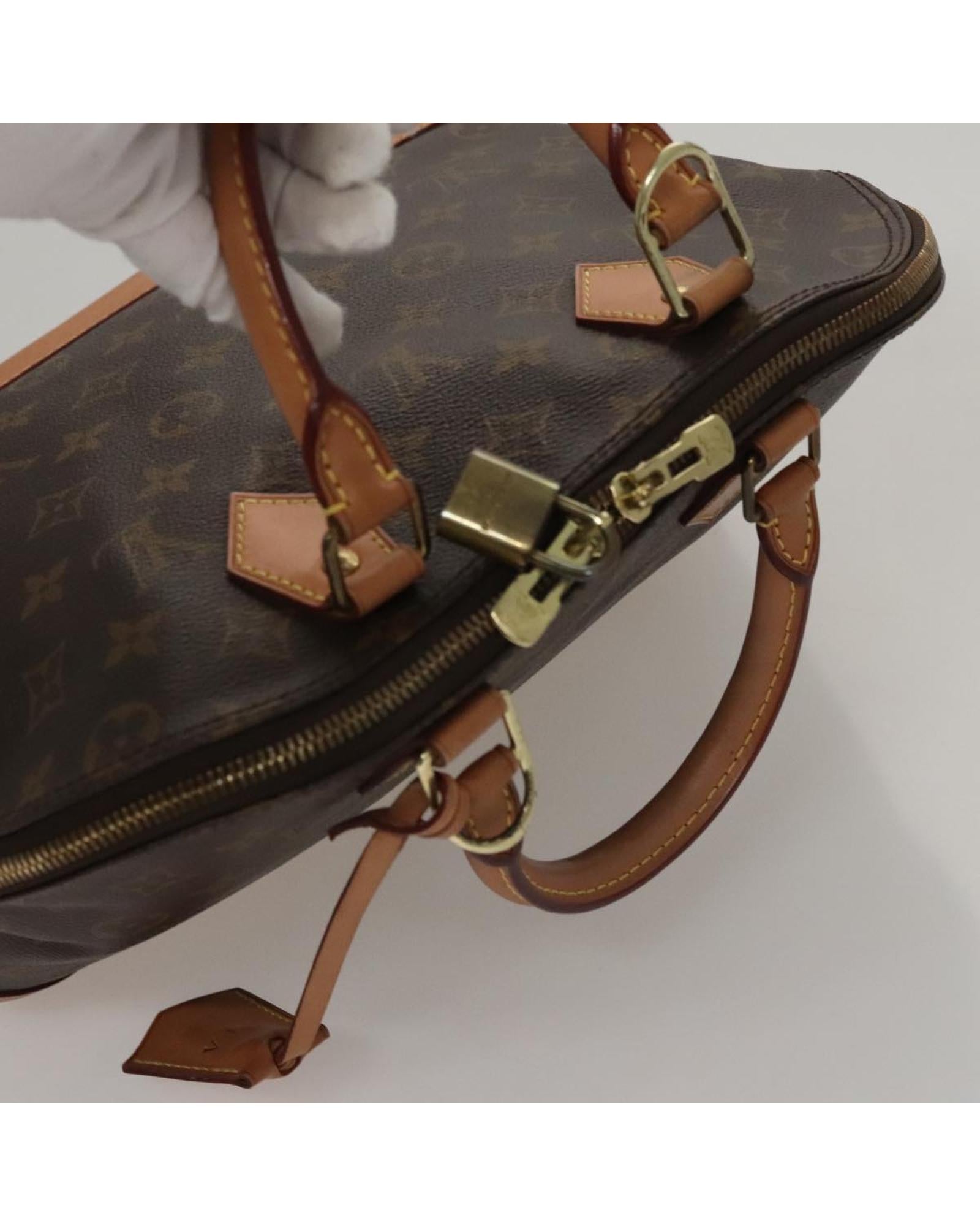 Louis Vuitton Alma BB Monogram Canvas Crossbody Bag - Stylish & Compact Handbag for Women, Perfect for Work, Travel & Everyday Use