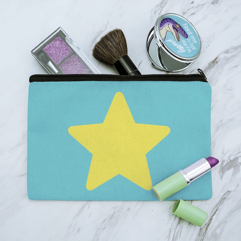 Steven Universe Pearl Star Makeup Bag - Cute Cosmetic Organizer Pouch for Travel & Daily Use | Perfect for Makeup Brushes, Lipsticks & Beauty Accessories
