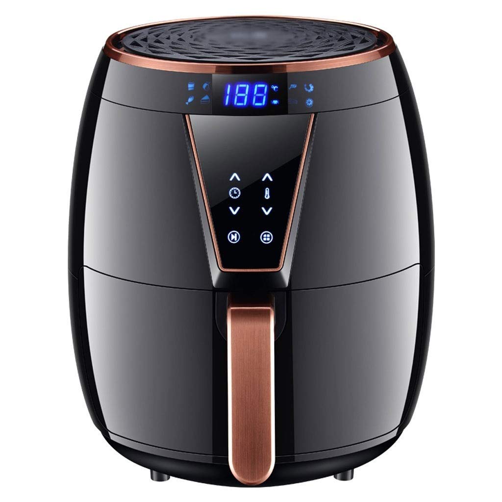 Beasig 2.1L Large Capacity Air Fryer with LCD Screen - 1400W Electric Air Fryer Oven with Liner Rack - Perfect for Home Kitchen, Healthy Cooking & Quick Meals - Ideal for Small Families, Dorms & Office Use