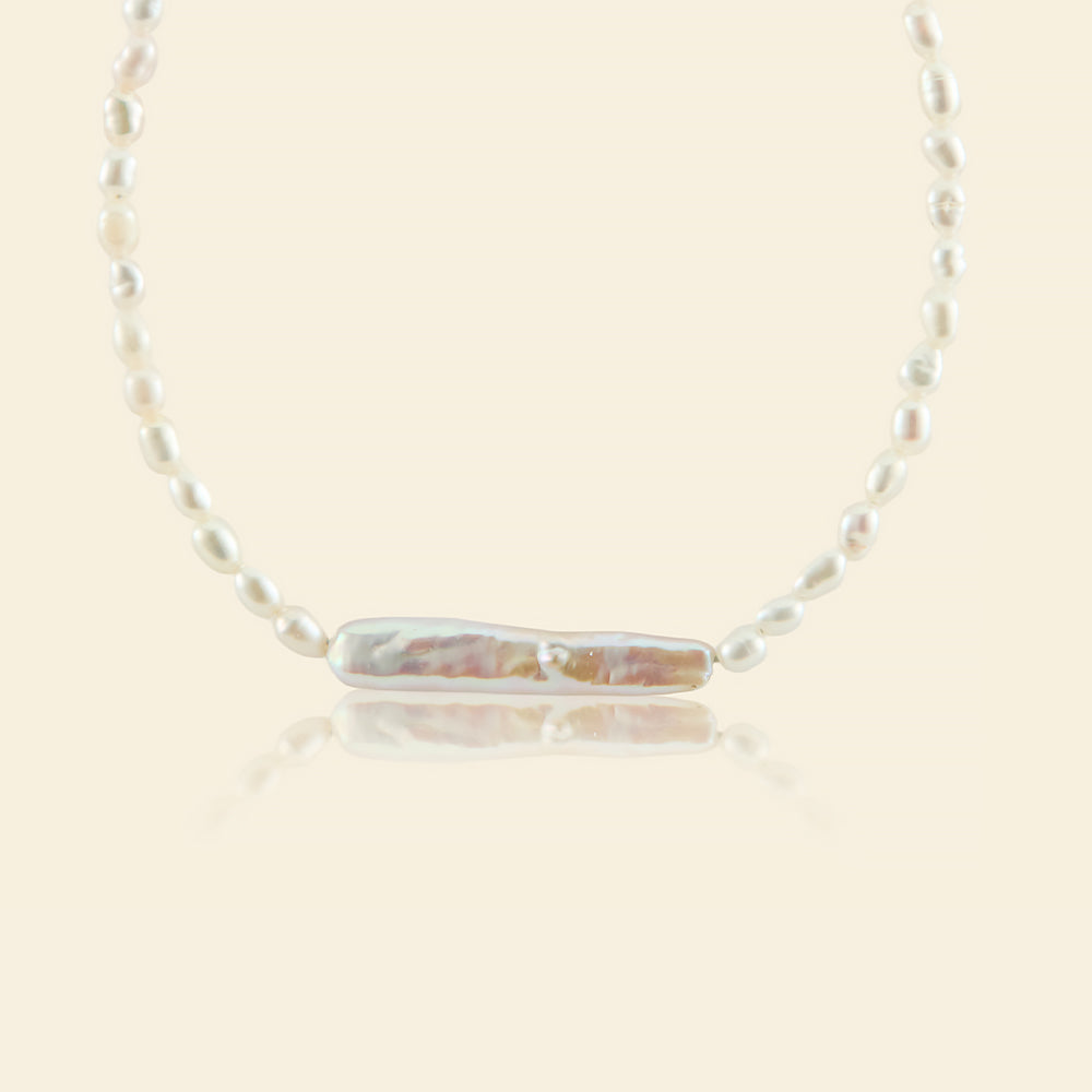 Elegant Keshi Pearl Bracelet for Women - Handmade Freshwater Pearl Jewelry - Perfect for Weddings, Parties & Everyday Wear