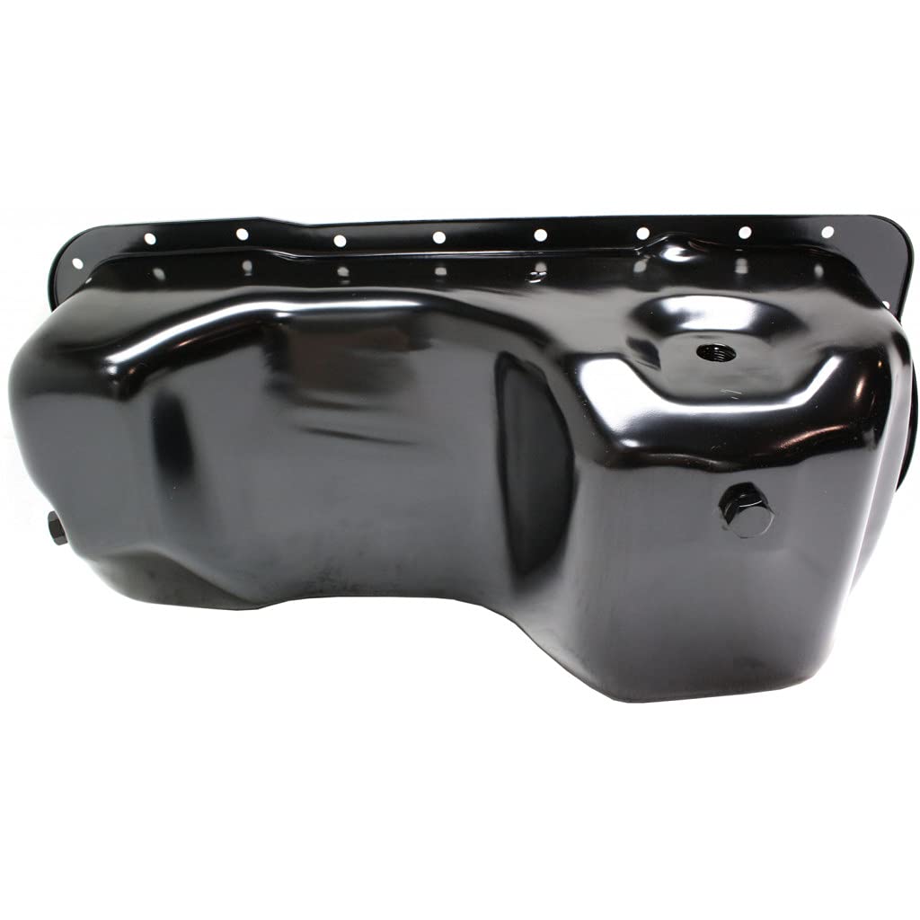 Ford Mustang Oil Pan 1984-1995 Replacement with Oil Level Sensor Hole - 6 Quart Capacity - Heavy Duty Steel Construction - Perfect for Engine Maintenance & Restoration Projects