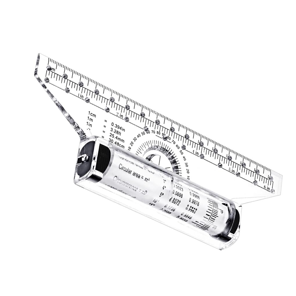 Precision Balancing Scale Ruler - Drafting & Measuring Tool for Students, School Supplies, Engineering & Math Learning Accessories - Perfect for Classroom, Homework & Technical Drawing Projects
