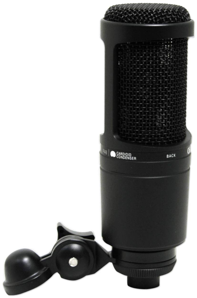 Audio Technica AT2041SP & AT2020+AT2021 Professional Studio Condenser Microphone Bundle with Mic Stand - Perfect for Podcasting, Voice Recording & Home Studio Setup