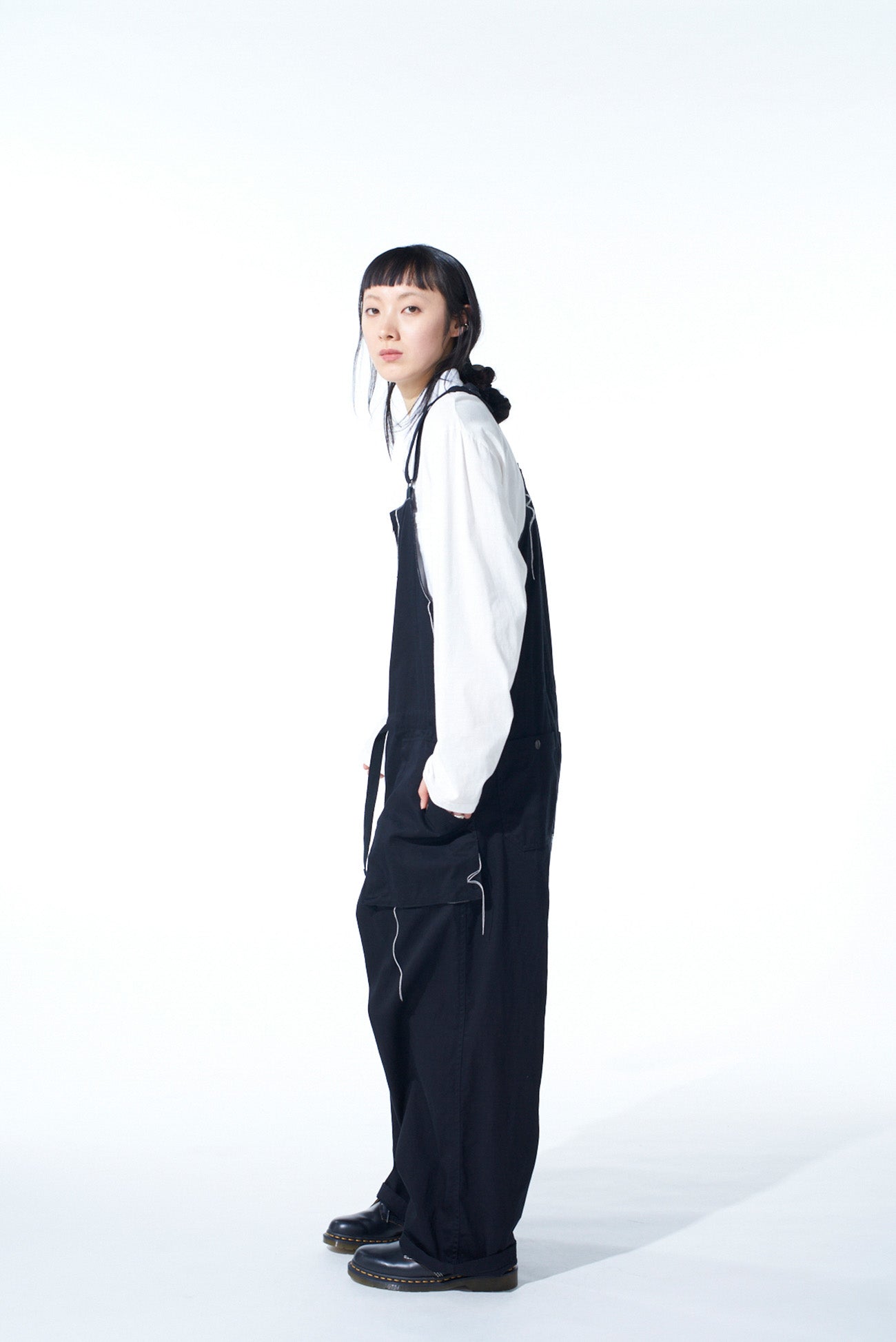 Stylish Cotton Twill Overalls with Color Stitching - Perfect for Casual Wear, Work & Outdoor Activities