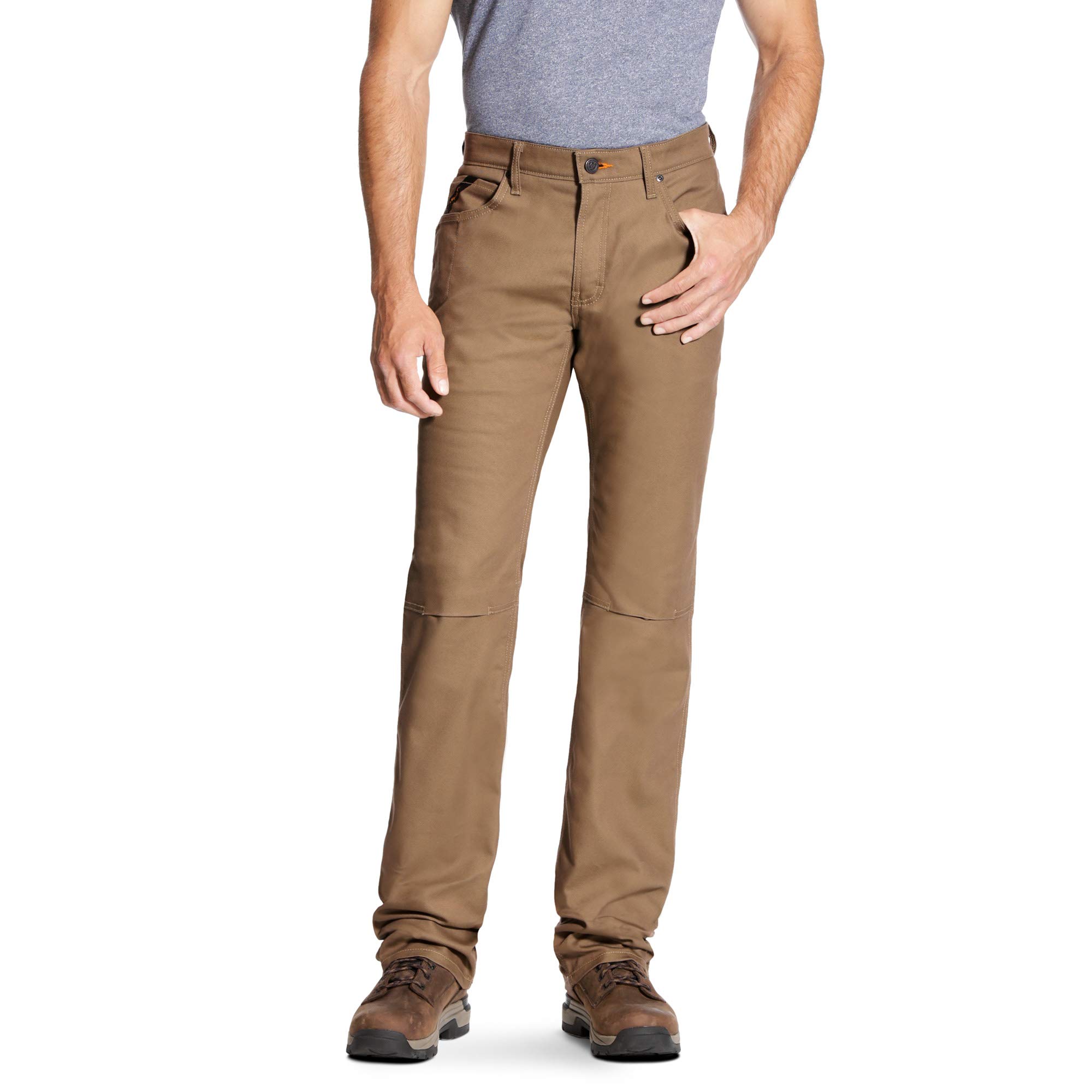 Ariat Men's Rebar M4 Stretch Canvas Work Pants - Durable 5-Pocket Utility Pants for Construction, Farming & Outdoor Work - Comfortable & Flexible Workwear for Professionals