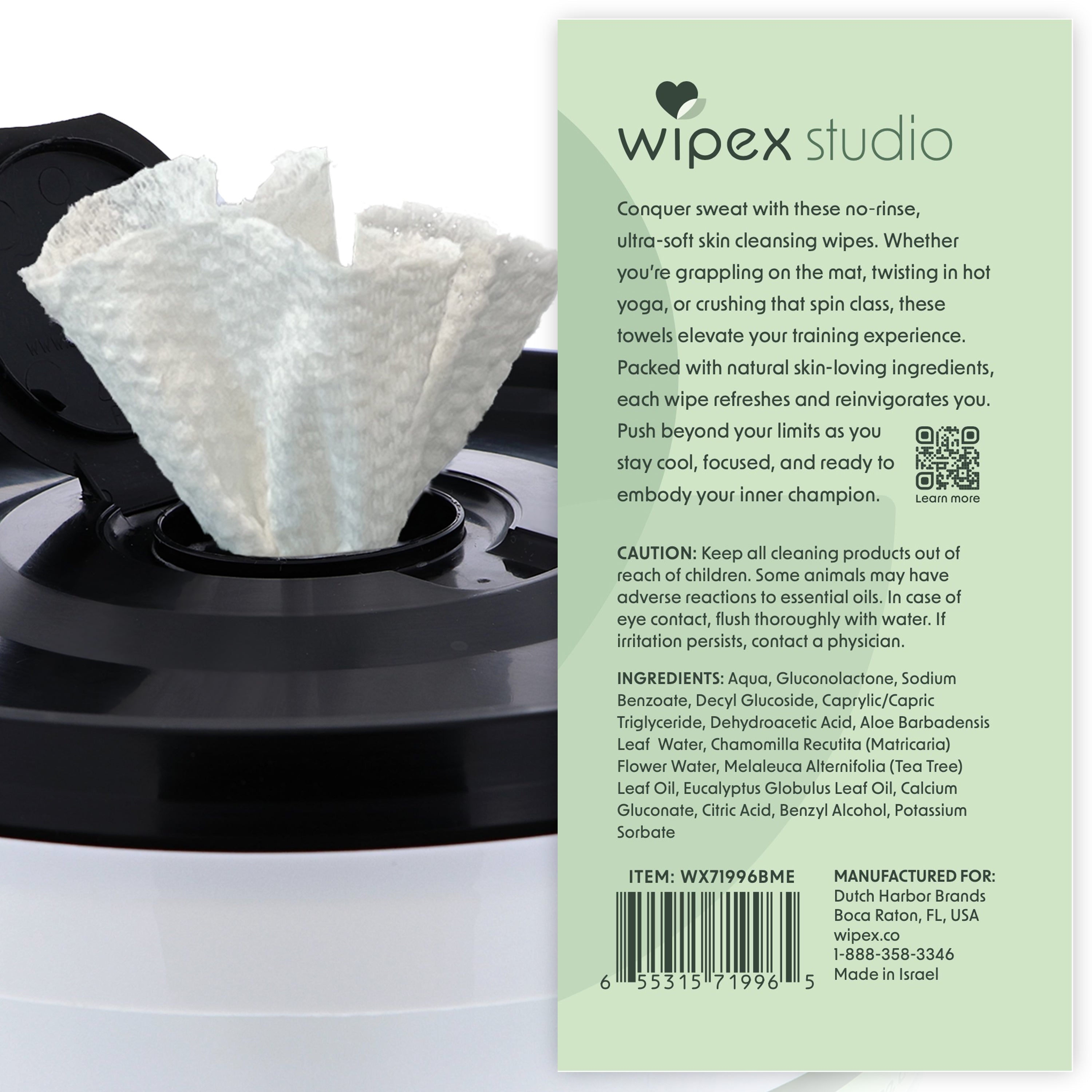 Embody® 225ct Eco-Friendly Biodegradable Body Wipes Refill Bucket - Hypoallergenic & Unscented for Spas, Gyms & Wellness Studios | Perfect for Post-Workout, Massage & Skincare Routines