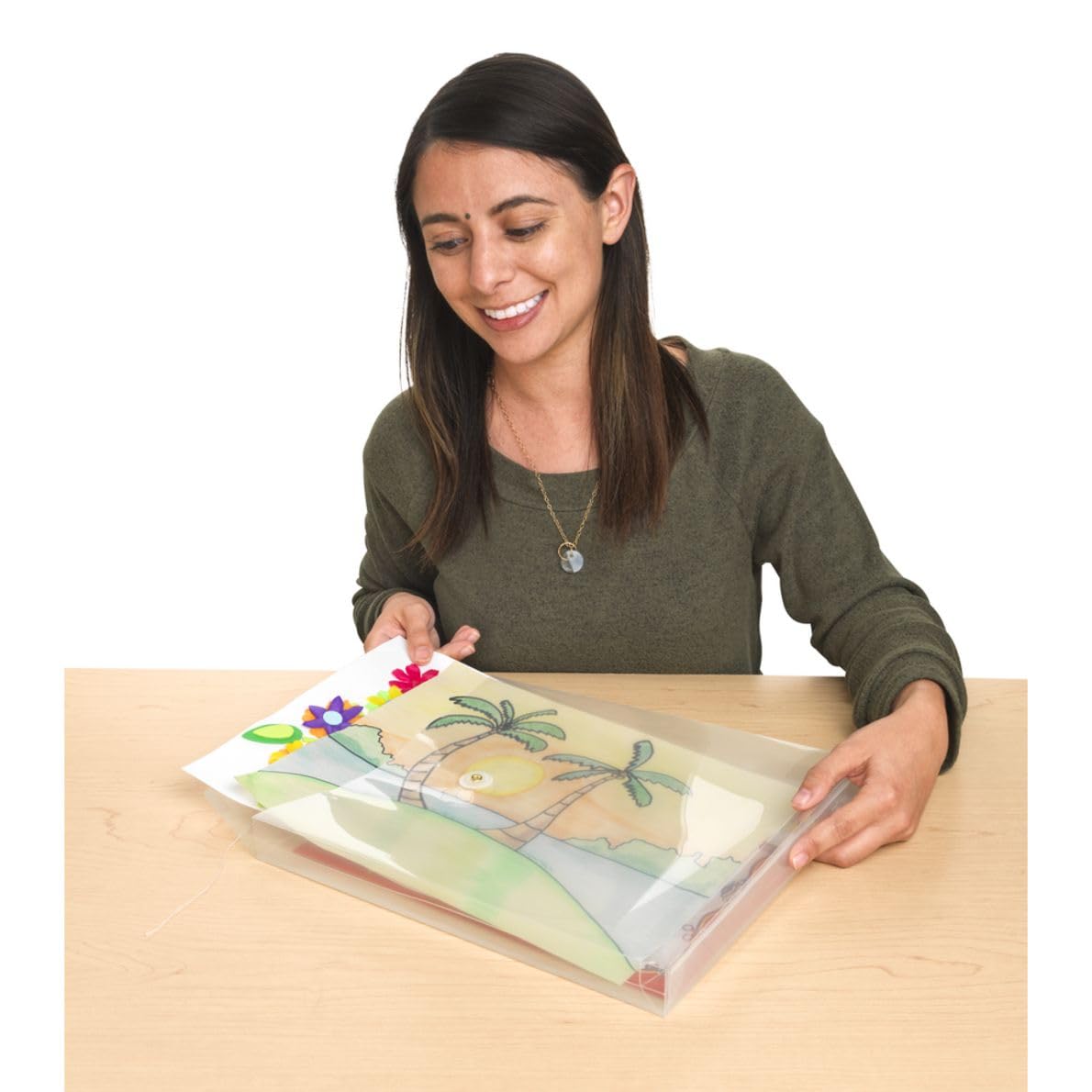 Really Good Stuff Student Take-Home Plastic Envelopes - Pack of 12 Durable School Supply Pouches for Homework, Notes & Permission Slips | Perfect for Teachers, Parents & Classroom Organization