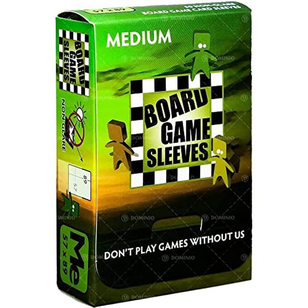 Arcane Tinmen Card Sleeves - 50 Count Medium Matte Finish - Durable & Smooth Card Protectors for Munchkin, Game of Thrones, Ticket to Ride Board Games - Perfect for Collectible Card Games and Tabletop Gaming - ART10423