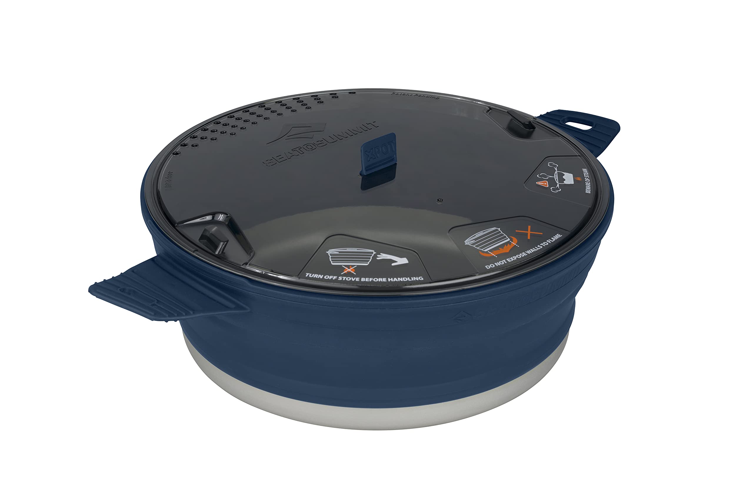 Sea to Summit X-Pot Collapsible Camping Cook Pot - Lightweight Compact Backpacking Cookware for Hiking, Camping & Outdoor Adventures