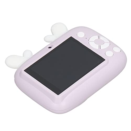 Kids Digital Camera - 800mAh Rechargeable Battery, 1280x720 HD Resolution, Mini Portable Safe ABS Camera with Simple Buttons for Toddlers | Perfect for Travel, Outdoor Adventures & Learning Photography (Candy Purple)
