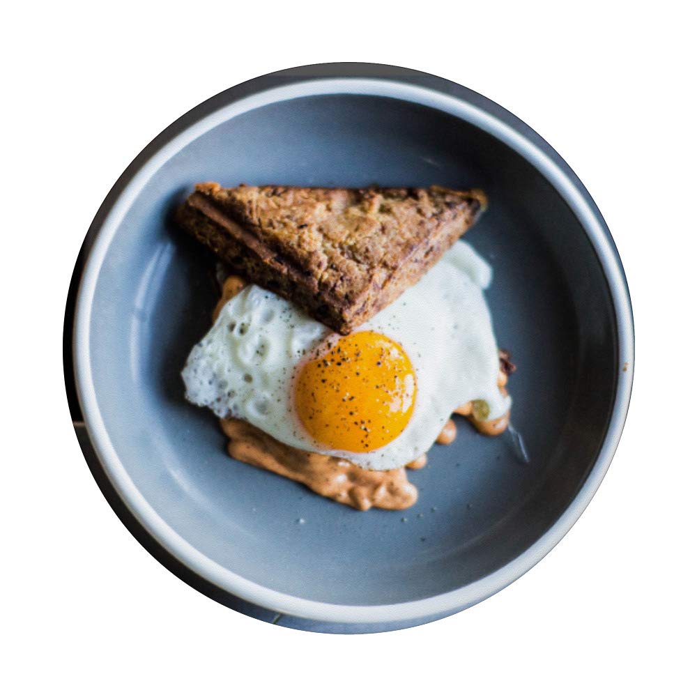 Fried Egg Breakfast PopSockets PopGrip - Interchangeable Phone & Tablet Stand with Swappable Top for iPhone, Samsung, iPad - Perfect for Cooking, Office & Travel Accessories