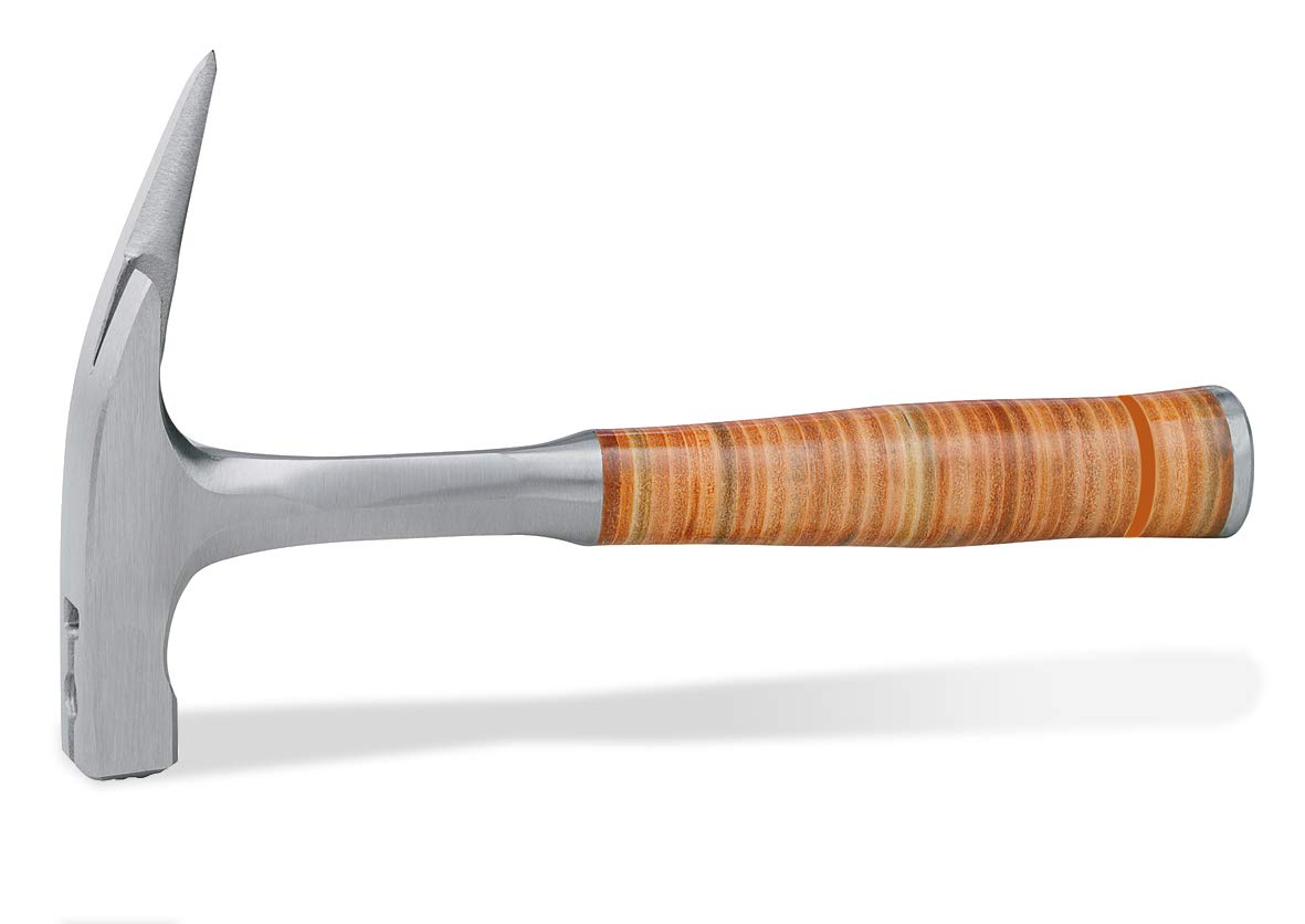 Forged Carpenter's Hammer - All Steel Construction with Leather Handle & Magnetic Nail Holder - Heavy Duty Woodworking Tool for Framing, Roofing and DIY Projects