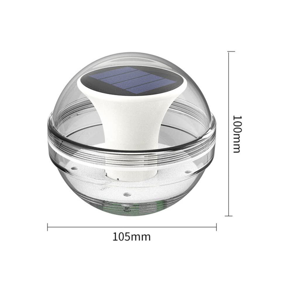 Solar Powered Floating Pool Lights with LED - Waterproof, Energy Efficient, for Outdoor Swimming Pools, Garden Ponds & Backyard Decor