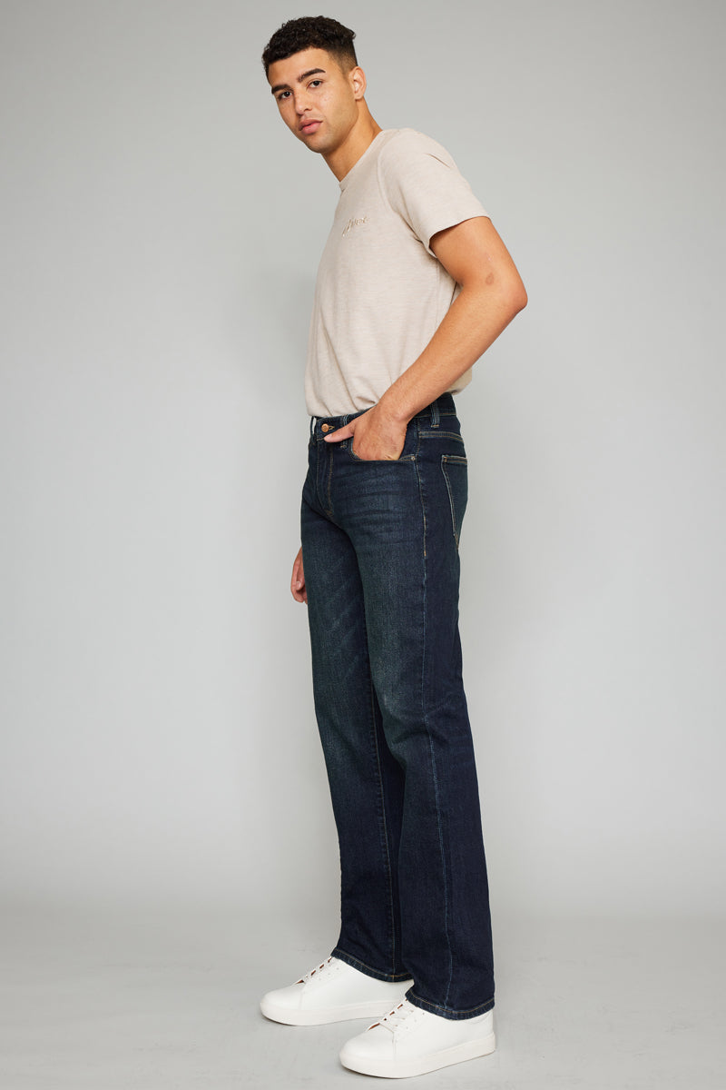 Carter Slim Straight Fit Men's Jeans - Comfortable & Stylish Denim Pants for Casual Wear & Everyday Outfits