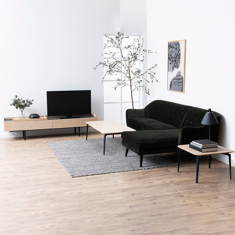 BROGAN 200cm Natural Wood TV Stand Entertainment Center - Modern Media Console for Living Room, Bedroom & Home Theater